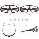 全新光致变色骑行眼镜山地自行车骑行眼镜户外运动骑行太阳镜防紫外线UV400护目镜单镜片