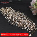YouLaPan HP312 Bridal Hair Pieces Bridemaids Head Pieces Crystal Headbands for Women Jeweled Hair Accessories Rhinestone Tiara