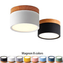 LED Down Light  7W 15W Macaroon Aluminum Ceiling  Nordic Wood Grain Spotlight Indoor Lobby Living Room bedroom