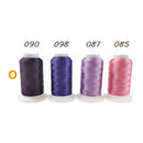 Sanbest Polyester Embroidery Thread High Strength For Brother Singer Janome Babylock Embroidery Machine 1000m Filament Threads