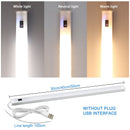 2Pcs/lot USB LED Under Cabinet Kitchen Lights 5V 3 Colors Hand Sweep Sensor Lamp LED Closet Light Bedroom Wardrobe Lighting