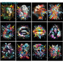 SDOYUNO 60x75cm Painting By Numbers Frameless Colourful Figure Paint By Numbers On Canvas DIY Number Painting Animals Home Decor