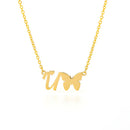 Butterfly Initial Necklace For Women Stainless Steel Gold Chain A-Z Letter Necklace Pendant Bijoux Femme 2020 Boho Jewelry Gift