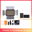 YONGNUO YN300 III YN-300 lIl 3200k-5500K CRI95 Camera Photo LED Video Light Photography lights with NP-F550 Battery &amp; Charger
