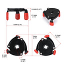 High Quality Universal 3 Jaw Oil Filter Remover Tool Cars Oil Filter Removal Tool Interface Special Tools Oil Filter Wrench Tool