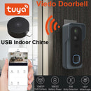 涂鸦无线WiFi 1080P可视门铃，带电池USB门铃，兼容谷歌和Alexa，防水智能生活门铃
