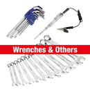 WORKPRO 123PC New Mechanic Tool Set for Car Home Tool Kits Quick Release Ratchet Handle Wrench Socket Set