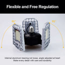 Goodland LED Lamp E27 LED Bulb 60W 80W 100W Garage Light 110V 220V Deform Light For Workshop Warehouse Factory Gym