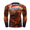 MMA T shirt Mens Rashguard Jiu Jitsu Bjj T shirt Long Sleeve Fitness Muay Thai Boxing Sport Sweater Mma Rashguard Boxing Jersey
