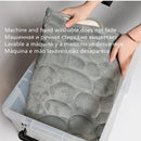 Simple Momery Foam Bathroom Mat 3D Cobblestone Pattern Absorbent Bath Rug Toilet Hallway Non-Slip Doormat Floor Carpet Washable