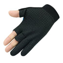 Three finger cut sport fishing gloves for hunting gloves guantes pesca finger protector gloves fishing fingertip