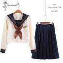 日本校服动漫COS水手服JK制服学院风中学制服女学生淡黄色服装