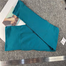 无缝健身女士瑜伽服高弹力运动套装带胸垫运动文胸高腰运动紧身裤健身房