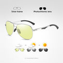 2022 Aviation Driving Photochromic Sunglasses Men Polarized Glasses Women Day Night Vision Driver Eyewear UV400 zonnebril heren