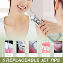 Oral Irrigator USB Rechargeable Water Flosser Portable Dental Water Jet 350ML Water Tank Waterproof Teeth Cleaner