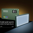 soonpho RGB LED Camera Light Full Color Output Video Light Kit Dimmable 2500K-8500K Bi-Color Panel Light CRI 95+