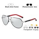 Aviation Discoloration Driving Photochromic Sunglasses Men Polarized Chameleon Day Night Vision UV400 Women gafas de sol hombre