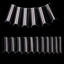 500pcs XL Long False Nail Tips C Curve  Artificial Square Full Cover Nails Tips Clear Manicure Extra Long False Nail Art Salon