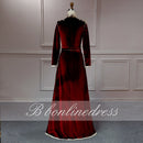 Bbonlinedress Dubai Evening Dresses Appliques Beaded Muslim Prom Dress Two pieces Arabic Caftan Formal Gowns vestido de festa