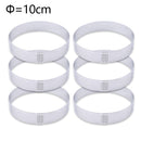 6 8 10 CM Stainless Steel Tart Mold Ring Tartlet Cake Mousse Molds Cookies Pastry Circle Cutter Pie Ring Perforated