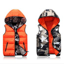 Parent-Child Matching Outfits Camouflage Child Waistcoat Cotton Girls Boys Vest Kids Jacket Children Outerwear For 100-185cm