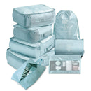 8Pcs/set Travel Clothes Classification Storage Bag For Packing Cube Shoe Underwear Toiletries Organizer Pouch Travel Accessories