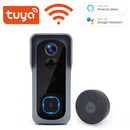 涂鸦无线WiFi 1080P可视门铃，带电池USB门铃，兼容谷歌和Alexa，防水智能生活门铃