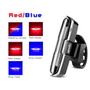 Bicycle waterproof taillight riding taillight LED USB rechargeable mountain bike bicycle light taillight helmet light multi-mode