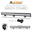 Auxtings 12'' 22'' 20inch 12V 24V offroad led light bar Spot Flood Combo 20'' 126W led Work Light for Jeep Car 4WD Truck SUV ATV