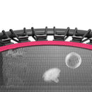 40" Fitness trampoline Silent Mini with Adjustable Handle length Adults Kids indoor GYM Bungee Rebounder Jump Trainer Workout