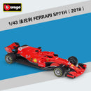 Bburago 1:43 2021 F1 梅赛德斯-AMG W12 44号 汉密尔顿 77号 博塔斯 F1模拟合金超级玩具车模型