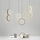 Modern Led Pendant Lights Bedside Bedroom Minimalist Hanging Lamps For Ceiling Background Wall Dining Room Suspension Luminaire