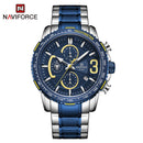 NAVIFORCE Chronograph Watch Mens Watches Top Brand Fashion Business Wristwatch Sport Quartz Date Waterproof Clock Male 2020 New