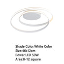 Modern Ceiling Lights For Living Room Bedroom Study Room dinning room White /black/gold color surface mounted Ceiling Lamp