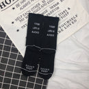 Women Letter Vintage Patterned Harajuku Socks Fashion Funny Skateboard Cool Socks For Female Casual Cotton Short Hipster Sox