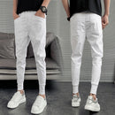 Hot Sale Summer Men Harem Pants Fashion 2022 Slim Fit Hip Hop Casual Pants Men All Match Streetwear Joggers Men Clothing 36-27
