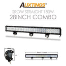 Auxtings 12'' 22'' 20inch 12V 24V offroad led light bar Spot Flood Combo 20'' 126W led Work Light for Jeep Car 4WD Truck SUV ATV