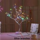 LED Night Lights Mini Christmas Tree Table Lamp Garland Fairy String Light Kid Gifts Home Indoor Room Decor Christmas Decoration