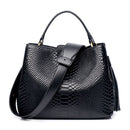 Zency Luxury Women Genuine Leather Handbags 2022 Fashion High Quality Female Shoulder Bag New Design Lady Top-Handle Bags