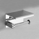 ROVOGO SUS 304 Stainless Steel Toilet Paper Holder with Phone Shelf, Bathroom Tissue Holder Toilet Paper Roll Holder