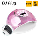 2020款 86W 紫外线LED美甲灯，带39颗LED灯珠，快速烘干，适用于所有凝胶甲油的固化灯