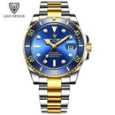 2022 LIGE Men Watch 316L Steel Automatic Mechanical Tourbillon Clock Fashion 100M Waterproof Luminous Watches Automatic Movement