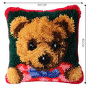 Animal Series Exquisite Coarse Wool Cross Stitch Carpet Embroidery 3D Segment Embroidery Pillow DIY Handmade Material Package