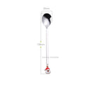 Wholesale Christmas Coffee Spoon &amp; Fork Sets Coffee Stirring Spoon Creative Dessert Tea Spoon Shovel Christmas Gift Box