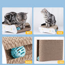 Cat Scratch Board Pad Grinding Nails Interactive Protecting Furniture Pet Toy Corrugated Large Size Catw Scratcher Toy Cardboard