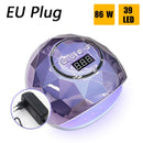2020款 86W 紫外线LED美甲灯，带39颗LED灯珠，快速烘干，适用于所有凝胶甲油的固化灯