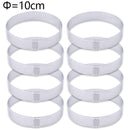 6 8 10 CM Stainless Steel Tart Mold Ring Tartlet Cake Mousse Molds Cookies Pastry Circle Cutter Pie Ring Perforated
