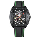 2020 new AILANG automatic mechanical men military luxury brand-name business hollowed out waterproof gents watches Rubber strap