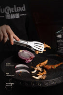 Stainless Steel Food Tongs Kitchen Utensils Buffet Cooking Tool Anti Heat Bread Clip Pastry Clamp Utensil Tongs