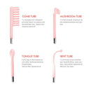 Portable Electrode High Frequency Facial Beauty Machine Electrotherapy Wand Glass Tube Face Cleansing Skin Tightening Device